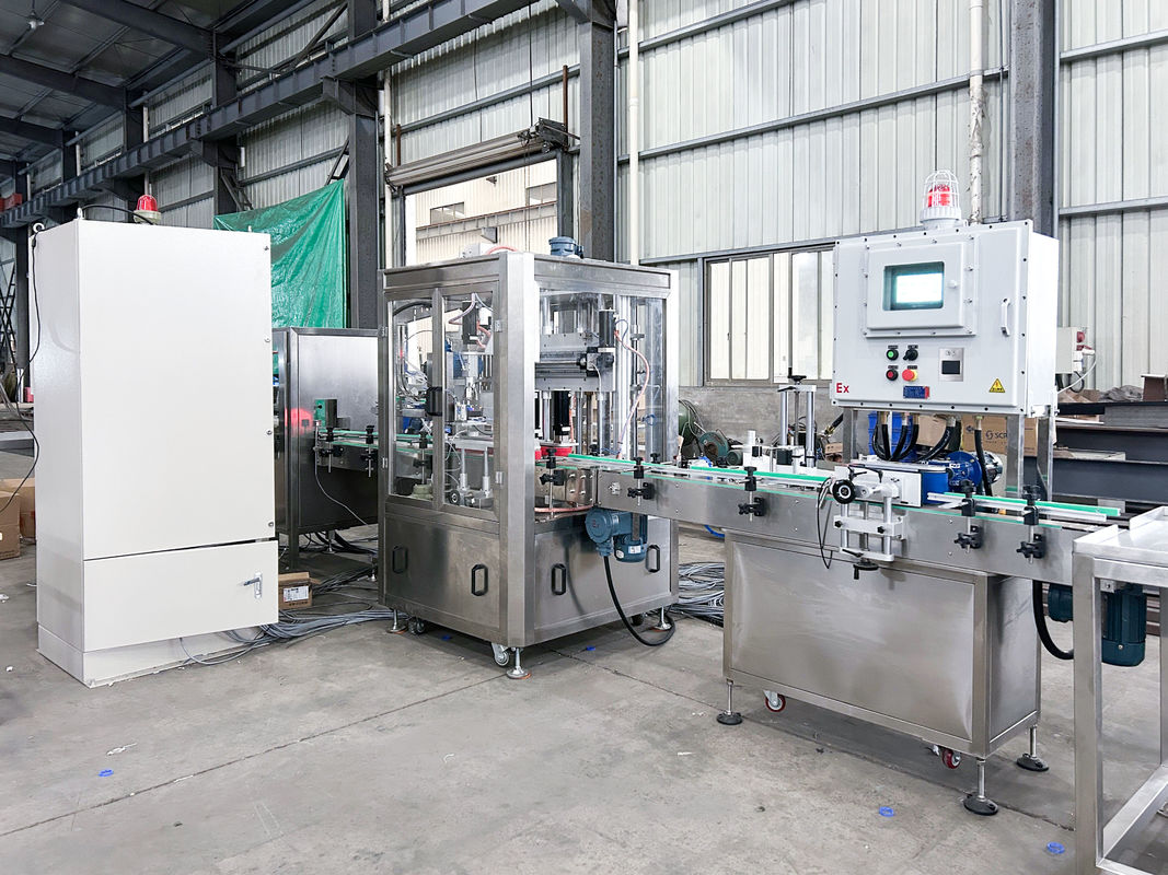 250-500ml Fully Automatic Small Bottle Filling Machine with SS304/SS316 Construction and 1000-2000 BPH Speed